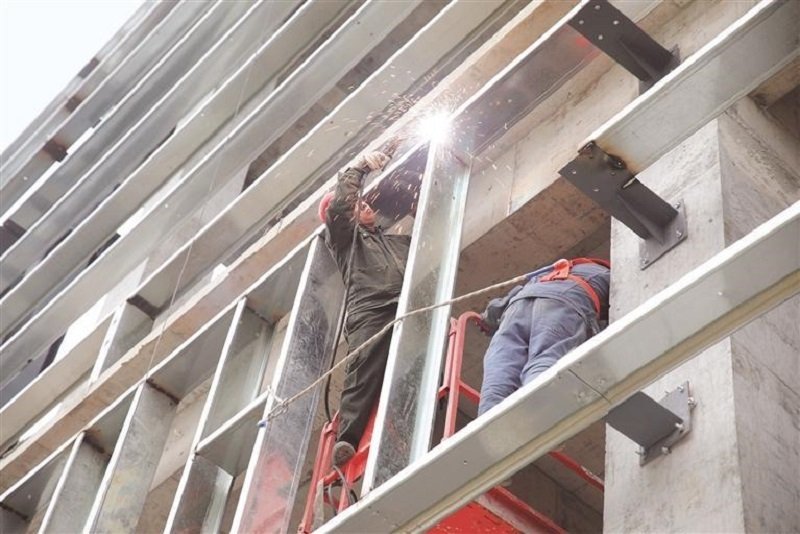 　　項目現場施工忙。 貴州日報天眼新聞記者 楊曦 攝